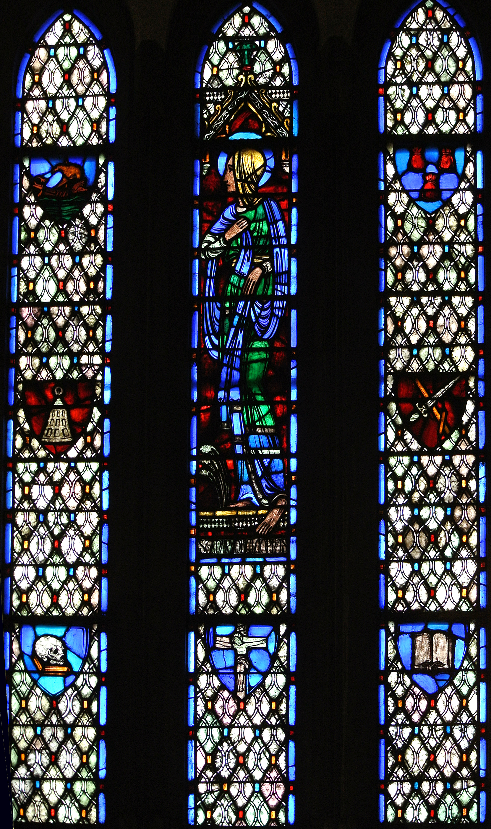 Untitled Doent Wright Goodhue St Mary Cleophas Window 1930 Choir Clerestory James Church Roman Catholic Wilkinsburg