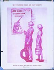 Recruitng Poster for Air Raid Warden
