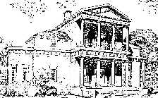 Early Monticello - (artist's rendition) - ca. 1782