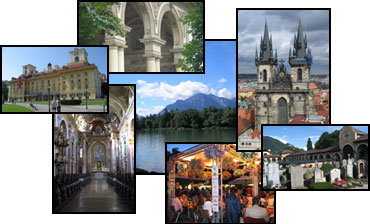 Salzburg, Vienna, Prague