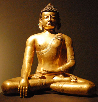 Bronze statue of the Buddha