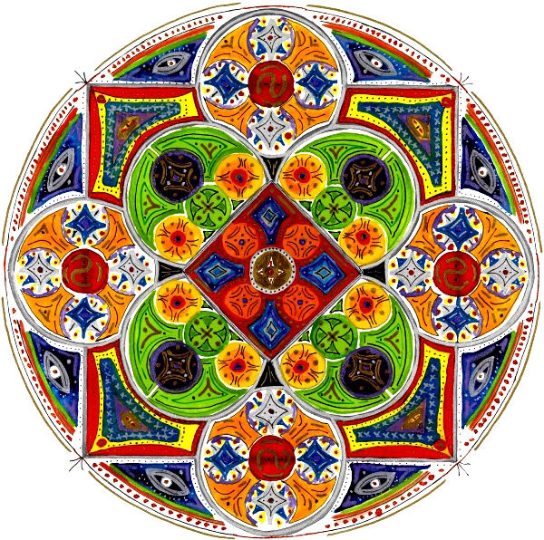 Tabula Rasa Mandala by artist/astrologer Chris Flisher