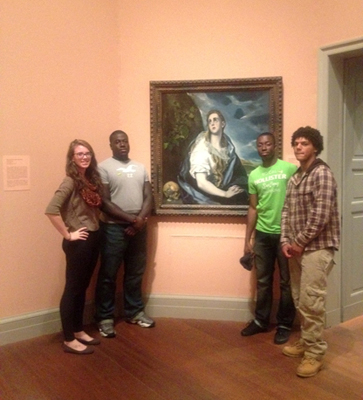 Students at the Worcester Art Museum