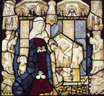 York Cathedral, St. William Window (N7) 1414, Beatrice de Ros (d. 1415) mother of William, sixth Baron Ros and most probably the donor of the window. 